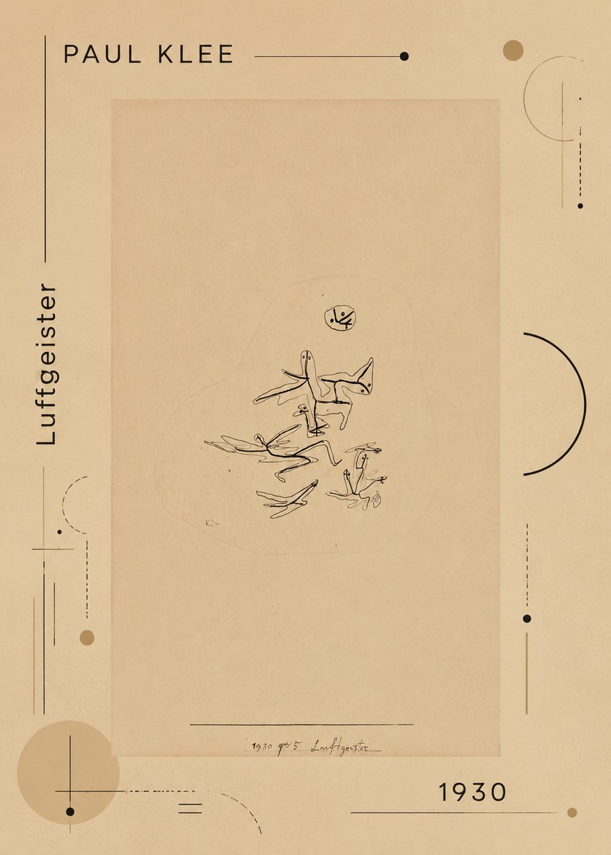 Paul Klee Luftgeister No4 - Plakát