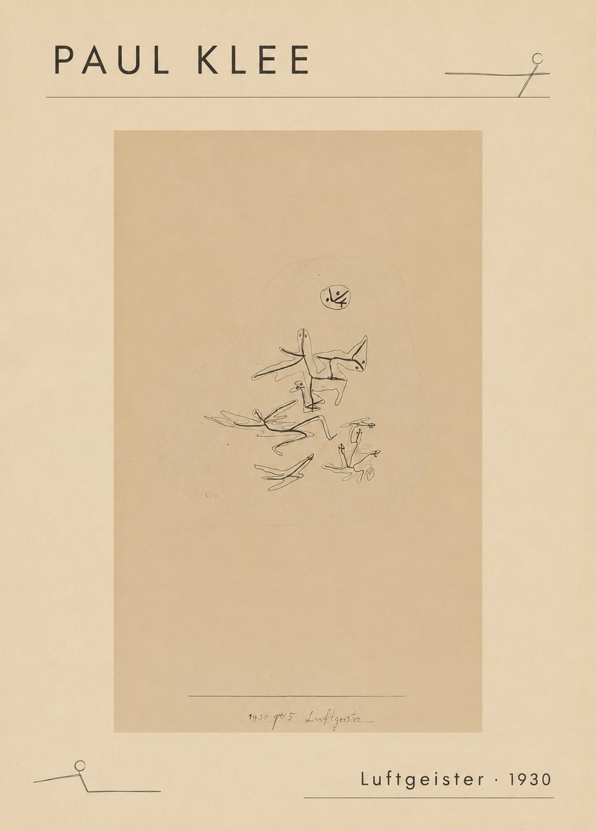 Paul Klee Luftgeister No6 - Plakát