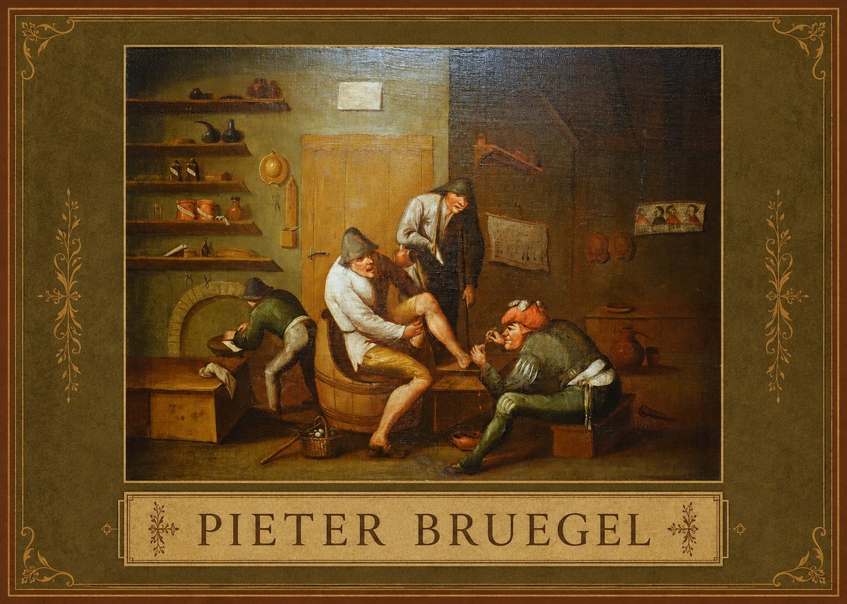 Pieter Bruegel The Foot Operation No1 - Plakát