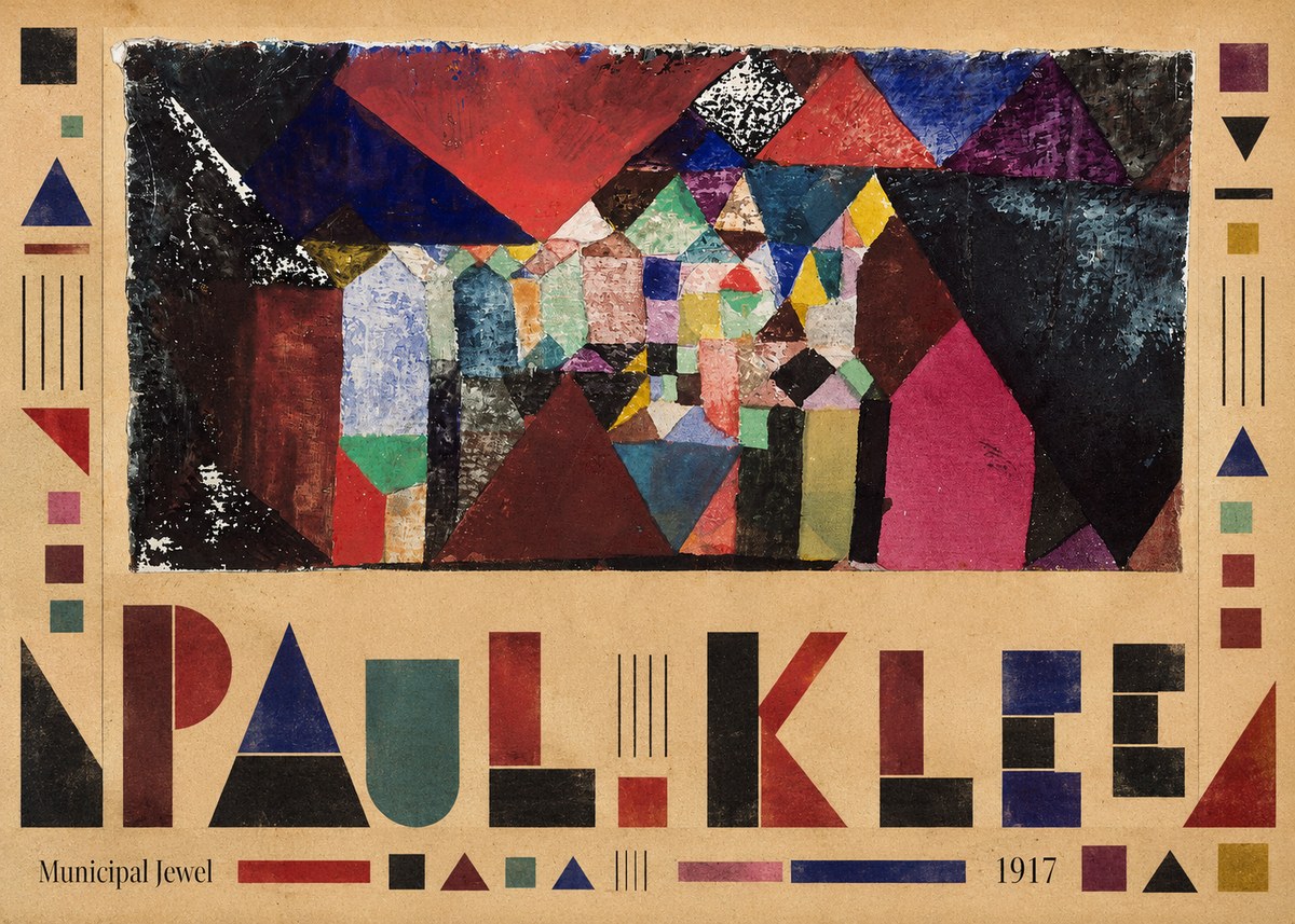 Paul Klee Municipal Jewel No5 - Plakát