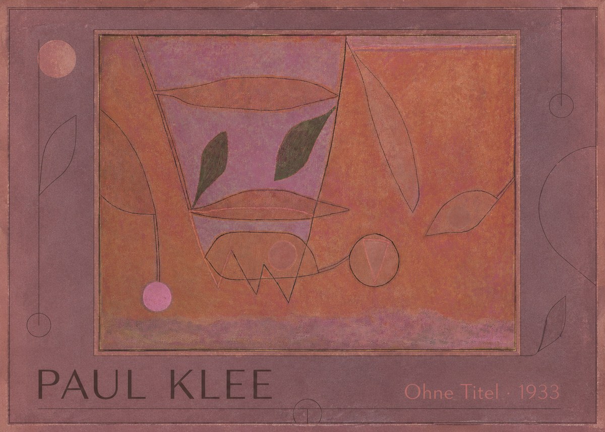 Paul Klee Ohne Titel II No1 - Plakát