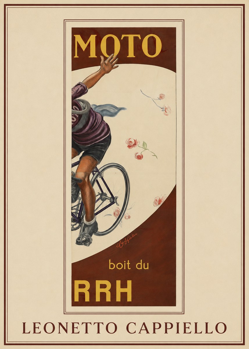 Leonetto Cappiello Moto Rrh No1 - Plakát