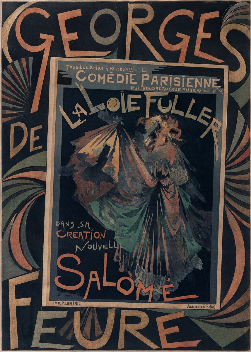 Georges de Feure La Loïe Fuller - Salomé III No5 - Plakát