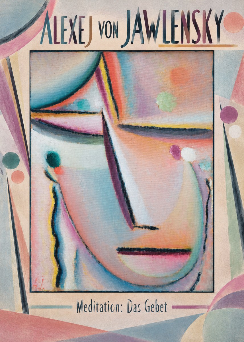 Alexej von Jawlensky Meditation: Das Gebet No5 - Plakát
