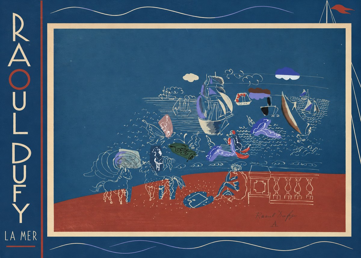 Raoul Dufy La Mer No2 - Plakát