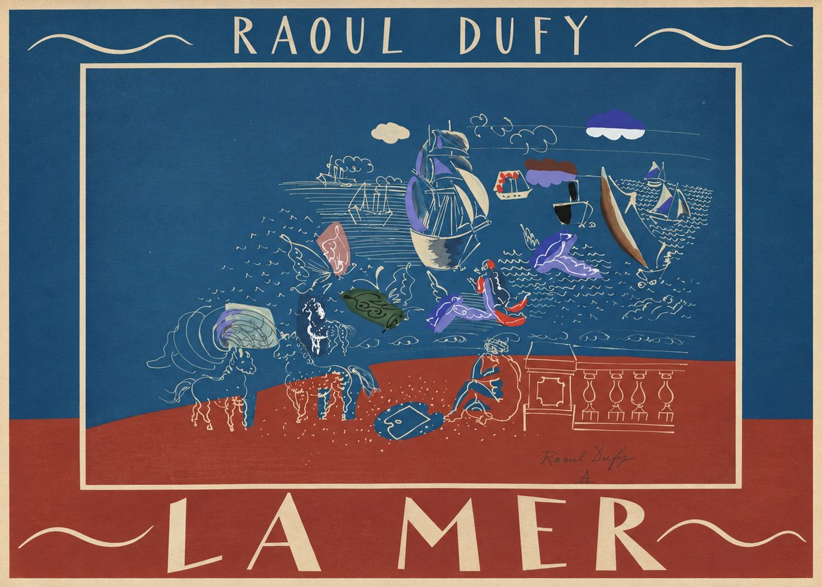 Raoul Dufy La Mer No3 - Plakát