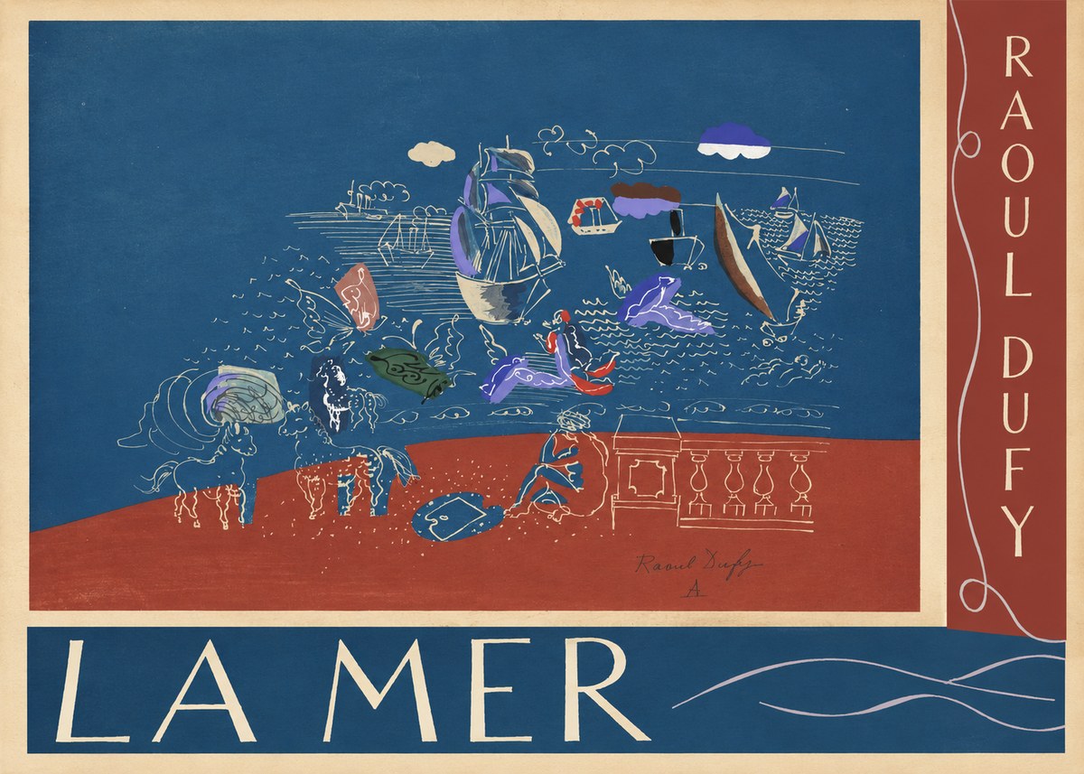 Raoul Dufy La Mer No5 - Plakát