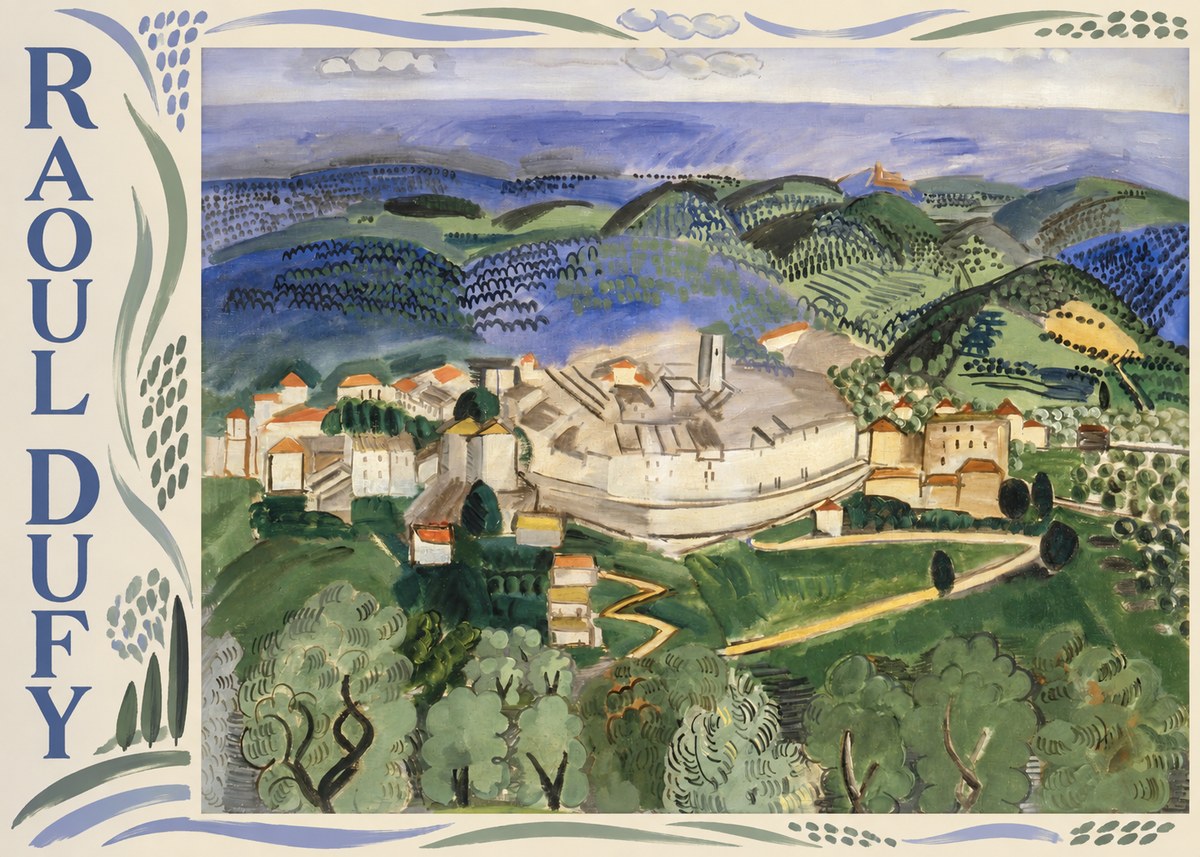 Raoul Dufy Vue De Vence No2 - Plakát