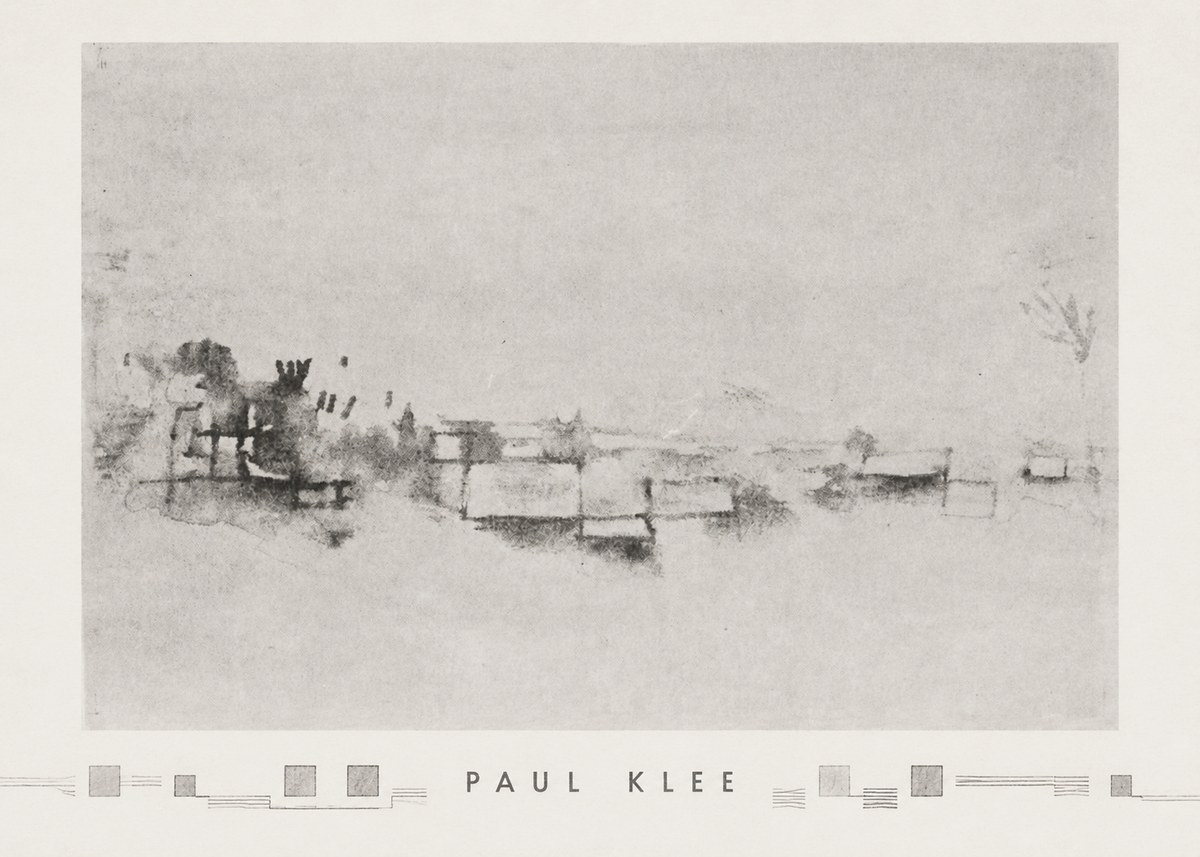 Paul Klee View of the Valley No3 - Plakát