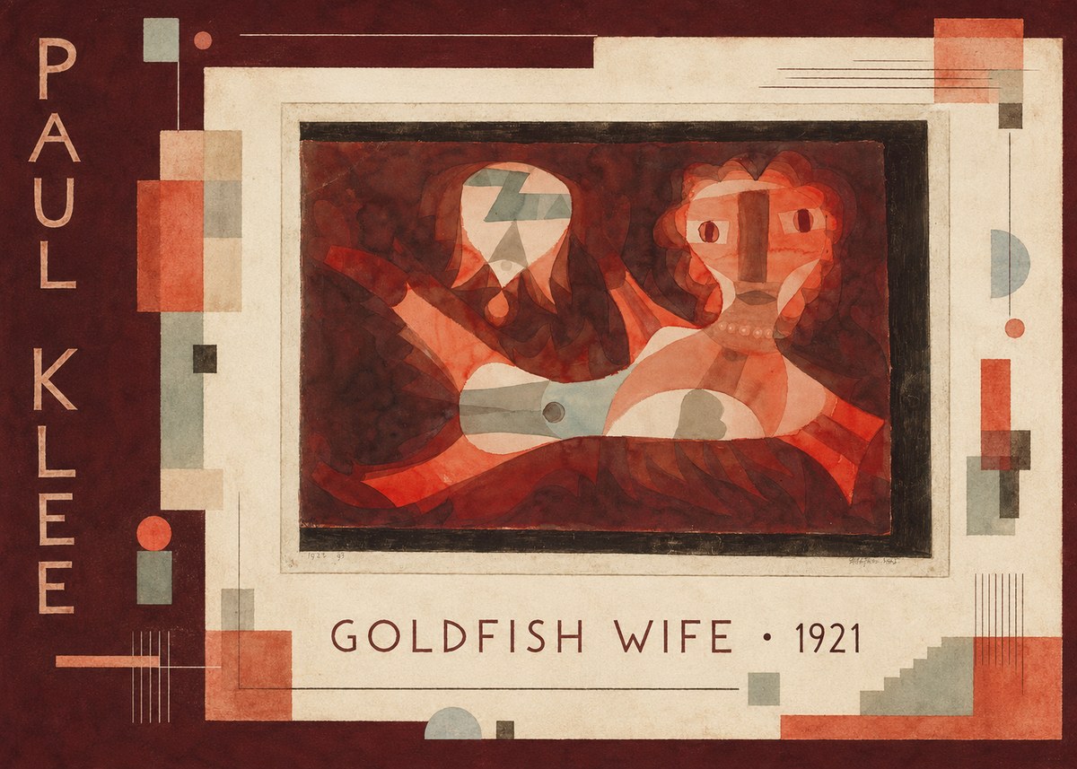 Paul Klee Goldfish Wife No2 - Plakát