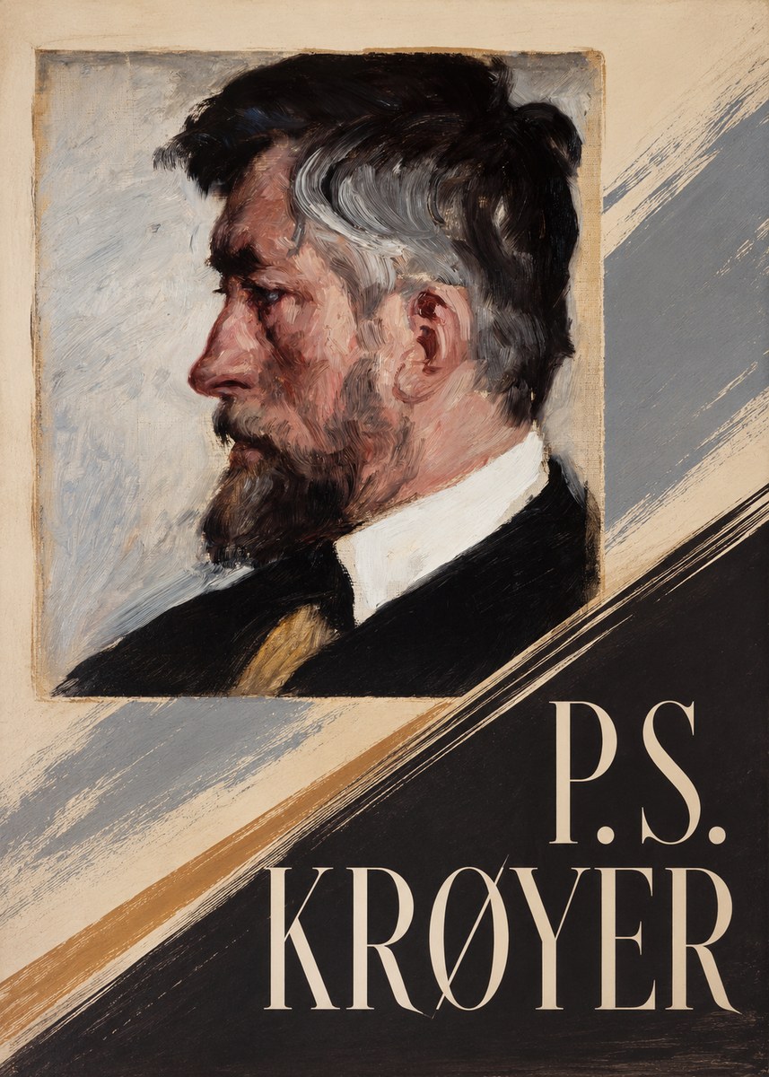P.S. Krøyer Self-portrait IV No6 - Plakát