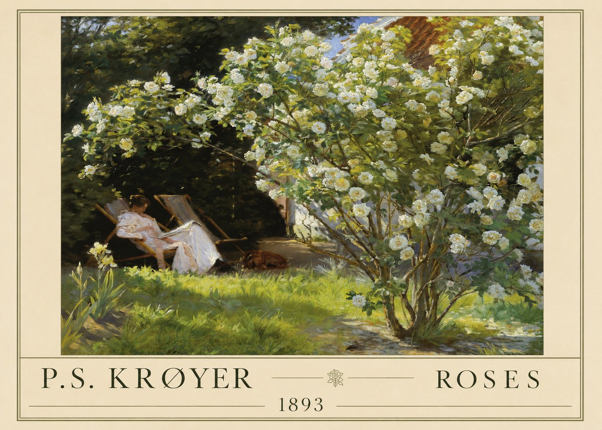 P.S. Krøyer Roses No1 - Plakát