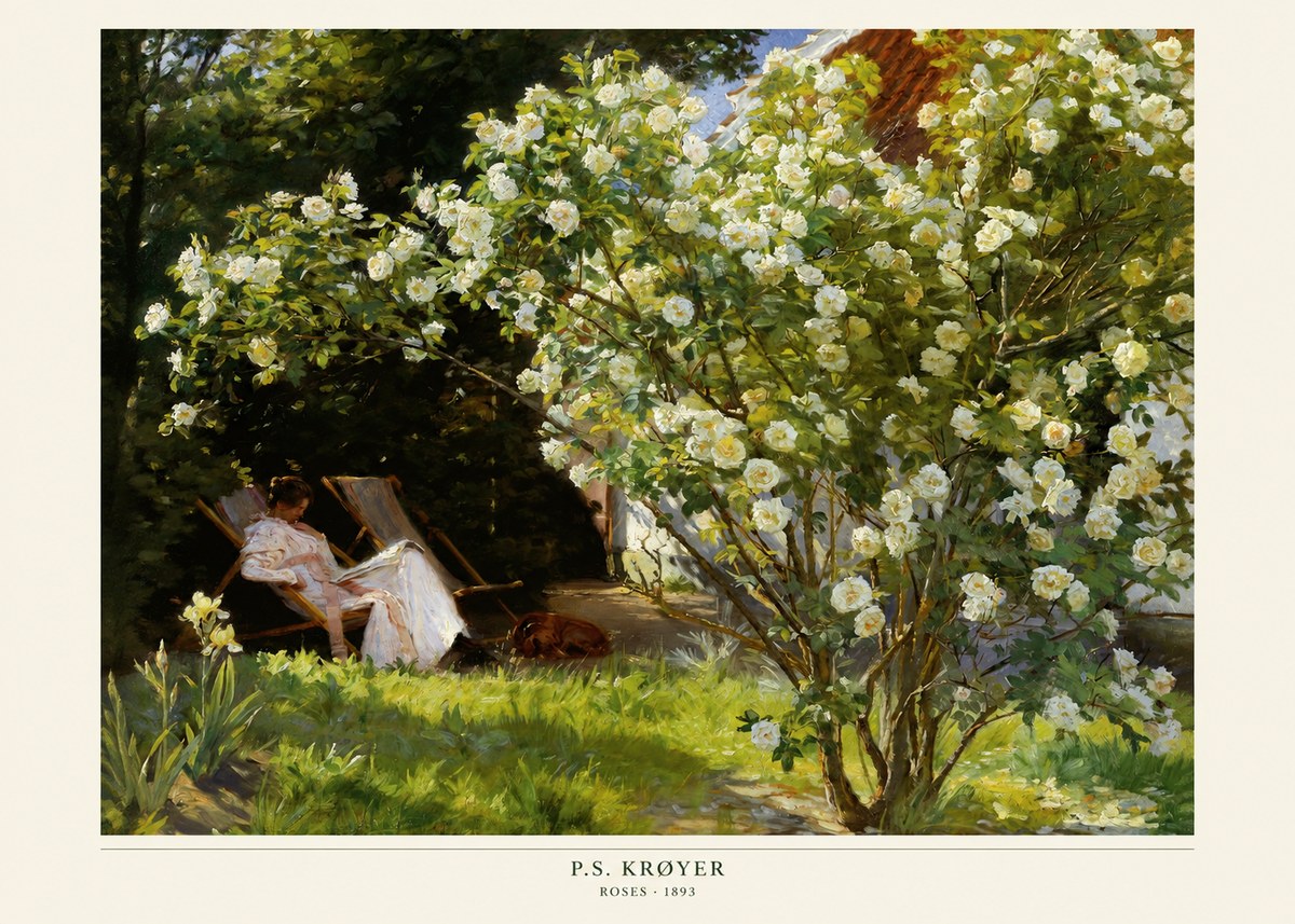 P.S. Krøyer Roses No6 - Plakát
