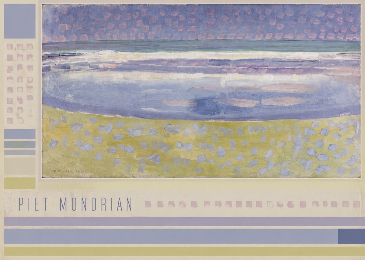 Piet Mondrian The Sea No2 - Plakát