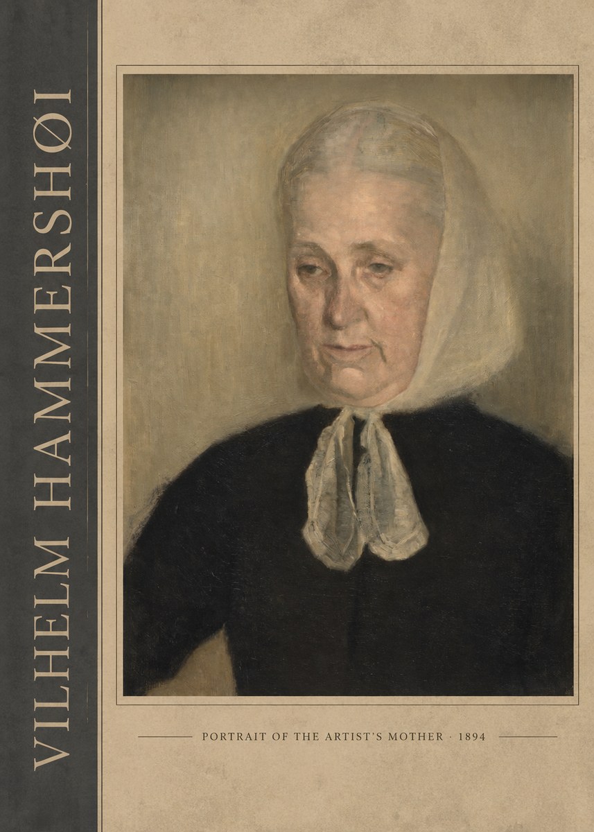Vilhelm Hammershøi Portrait of the Artist's Mother · 1894 No2 - Plakát