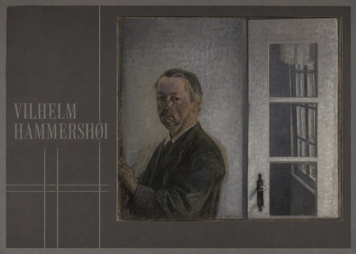 Vilhelm Hammershøi Self-portrait II No3 - Plakát