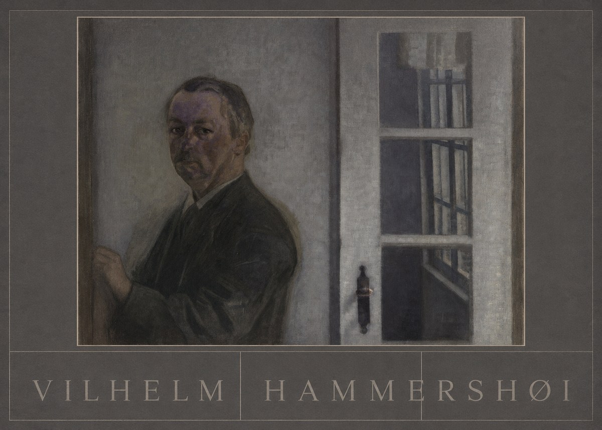 Vilhelm Hammershøi Self-portrait II No4 - Plakát