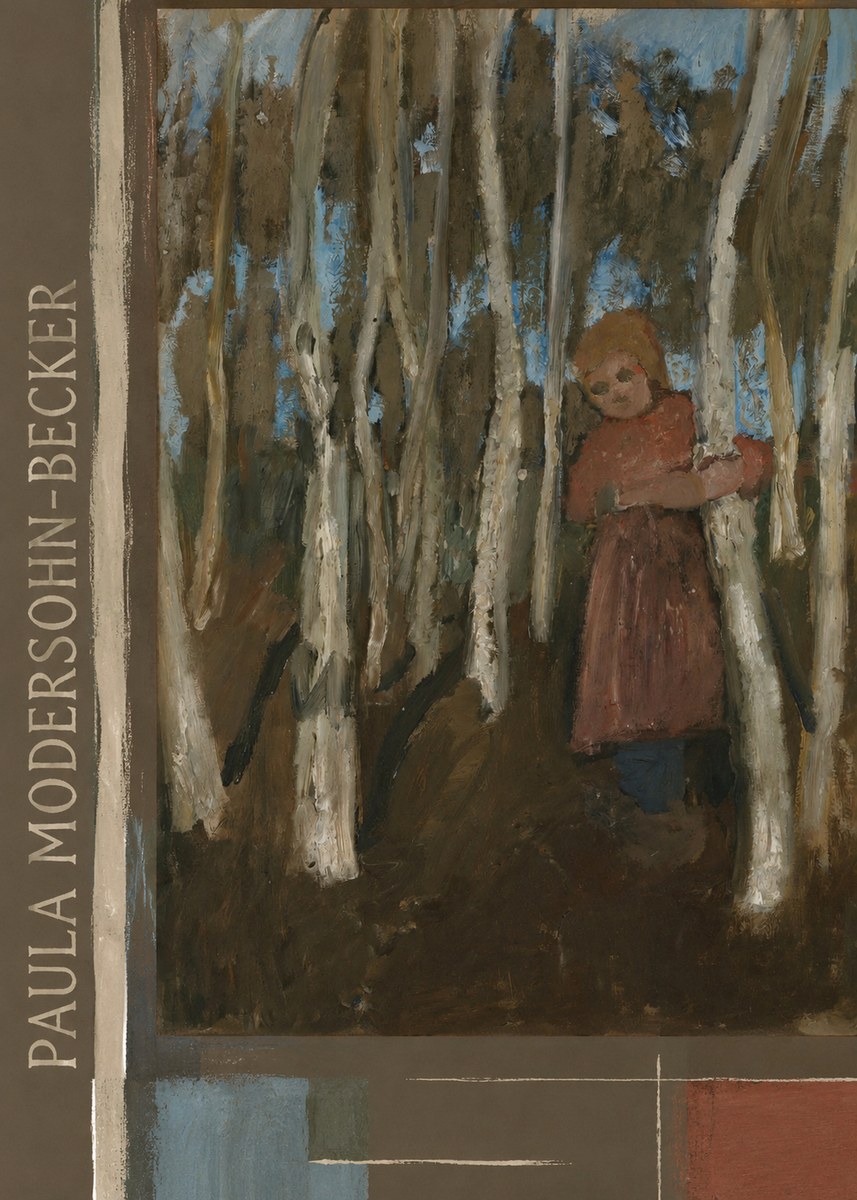 Paula Modersohn-Becker Girl in a Birch Forest No2 - Plakát