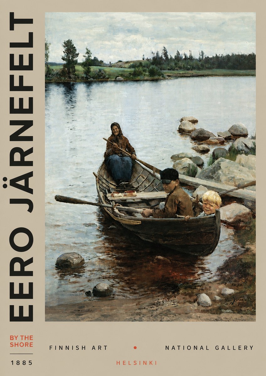 Eero Järnefelt By the Shore No3 - Plakát