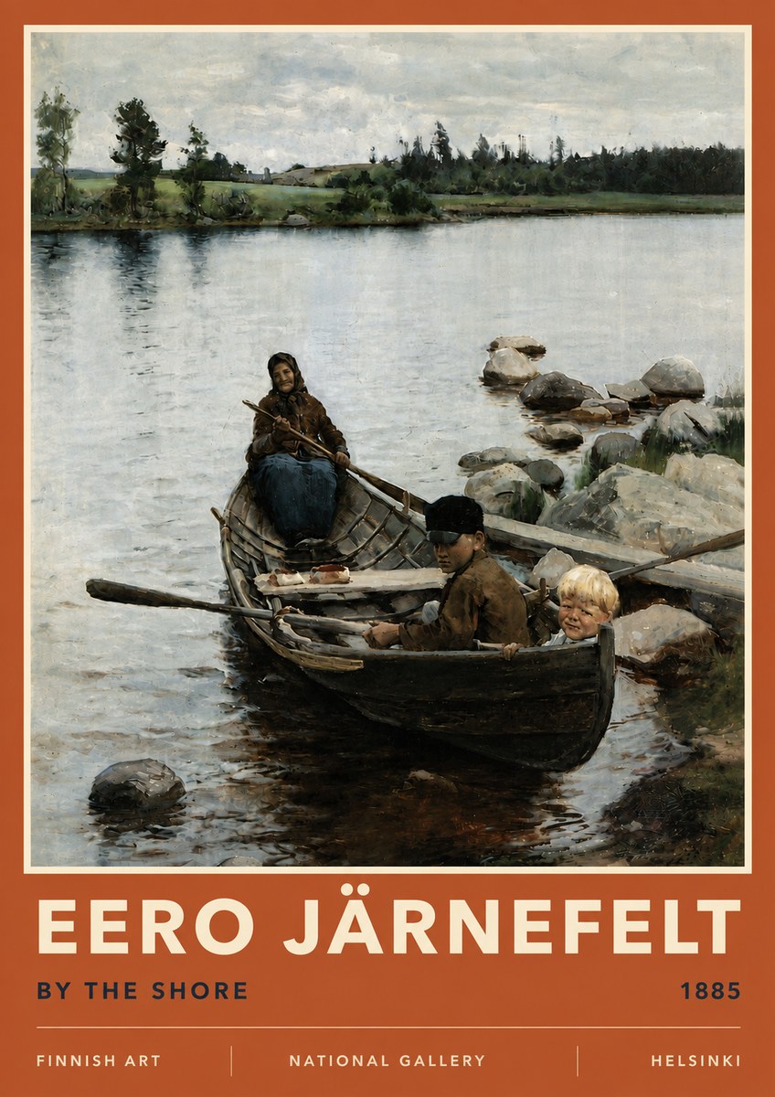Eero Järnefelt By the Shore No5 - Plakát