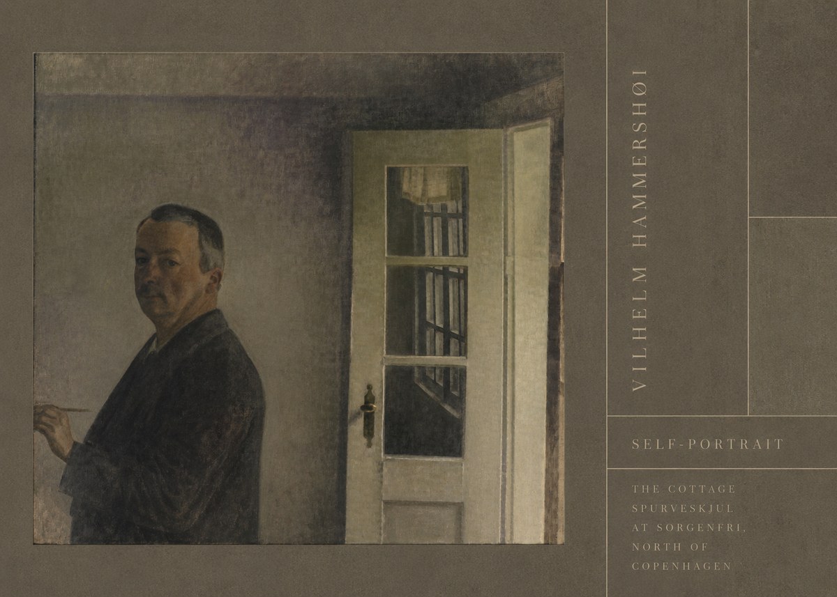 Vilhelm Hammershøi Self-portrait. the Cottage Spurveskjul at Sorgenfri, North of Copenhagen No2 - Plakát