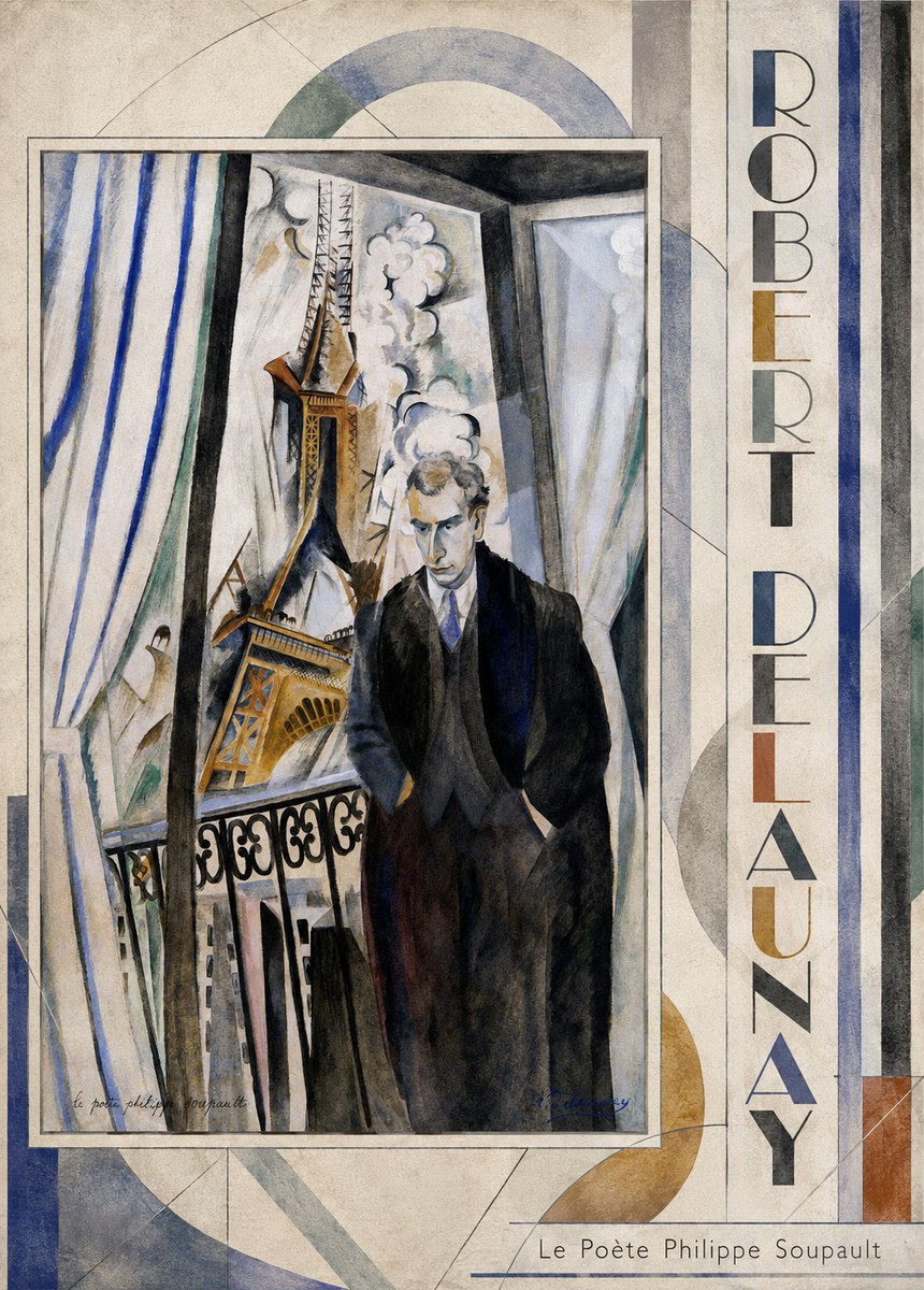 Robert Delaunay Le Poète Philippe Soupault No2 - Plakát