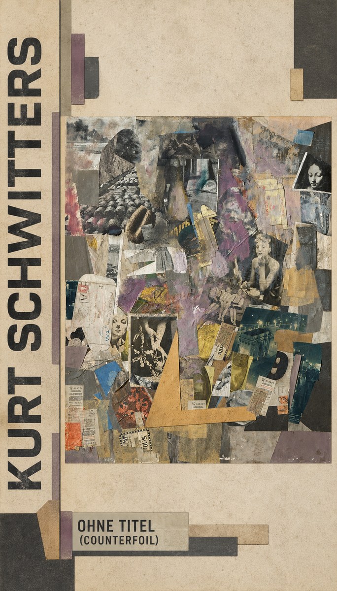 Kurt Schwitters Ohne Titel (Counterfoil) No2 - Plakát