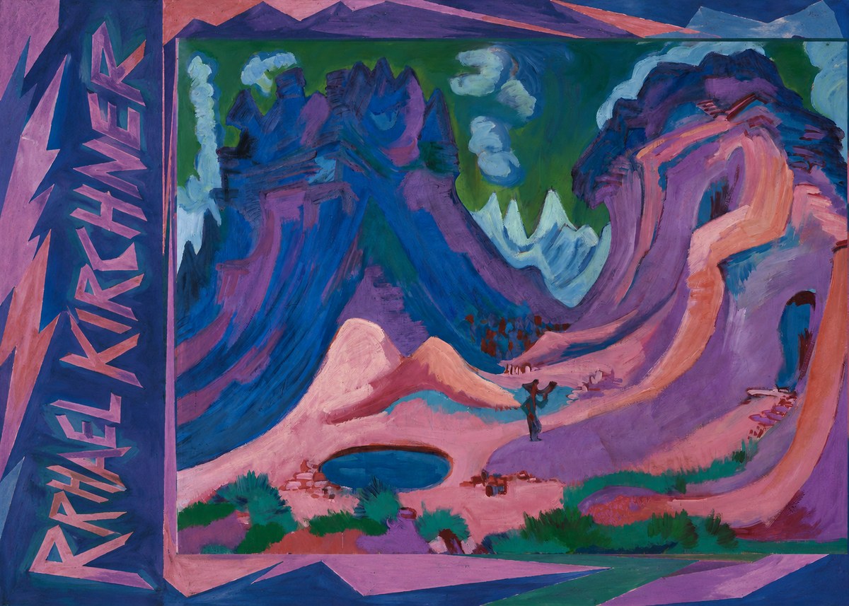 Raphael Kirchner Mountain Landscape II No2 - Plakát