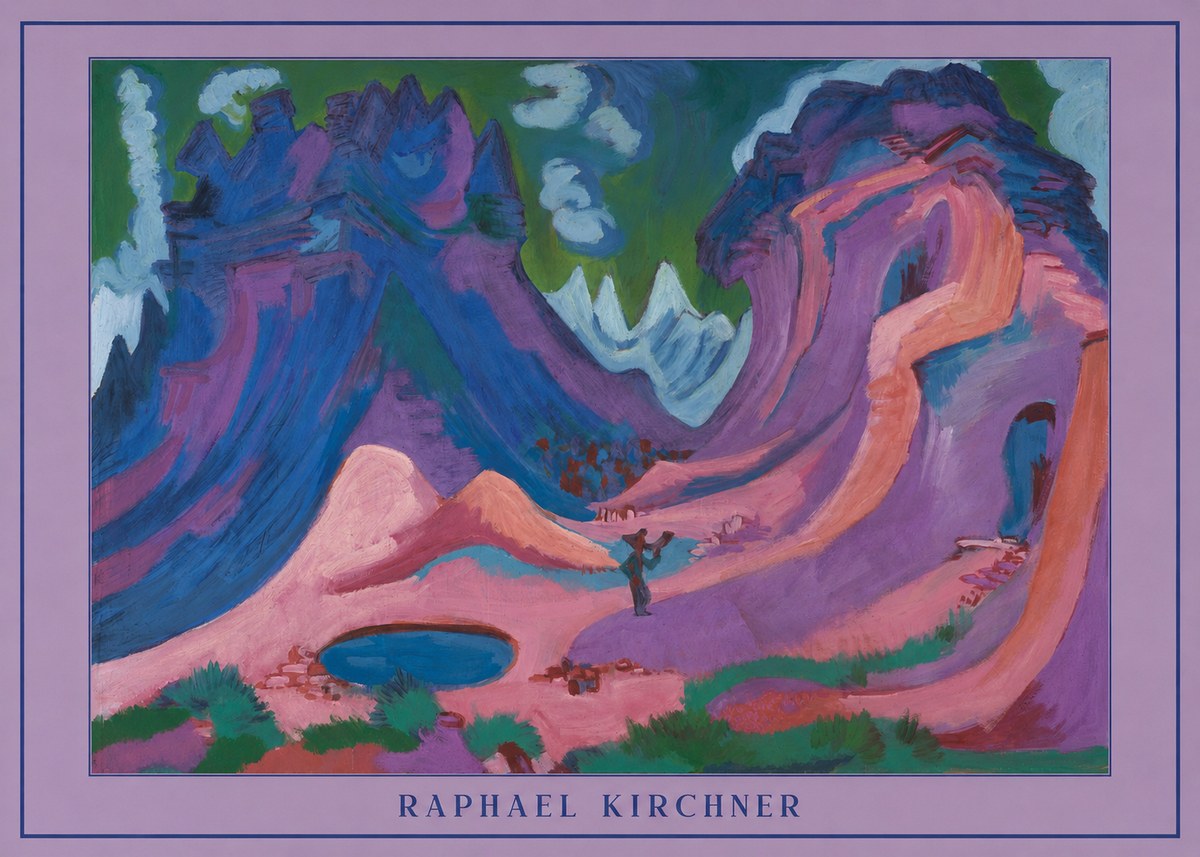 Raphael Kirchner Mountain Landscape II No3 - Plakát