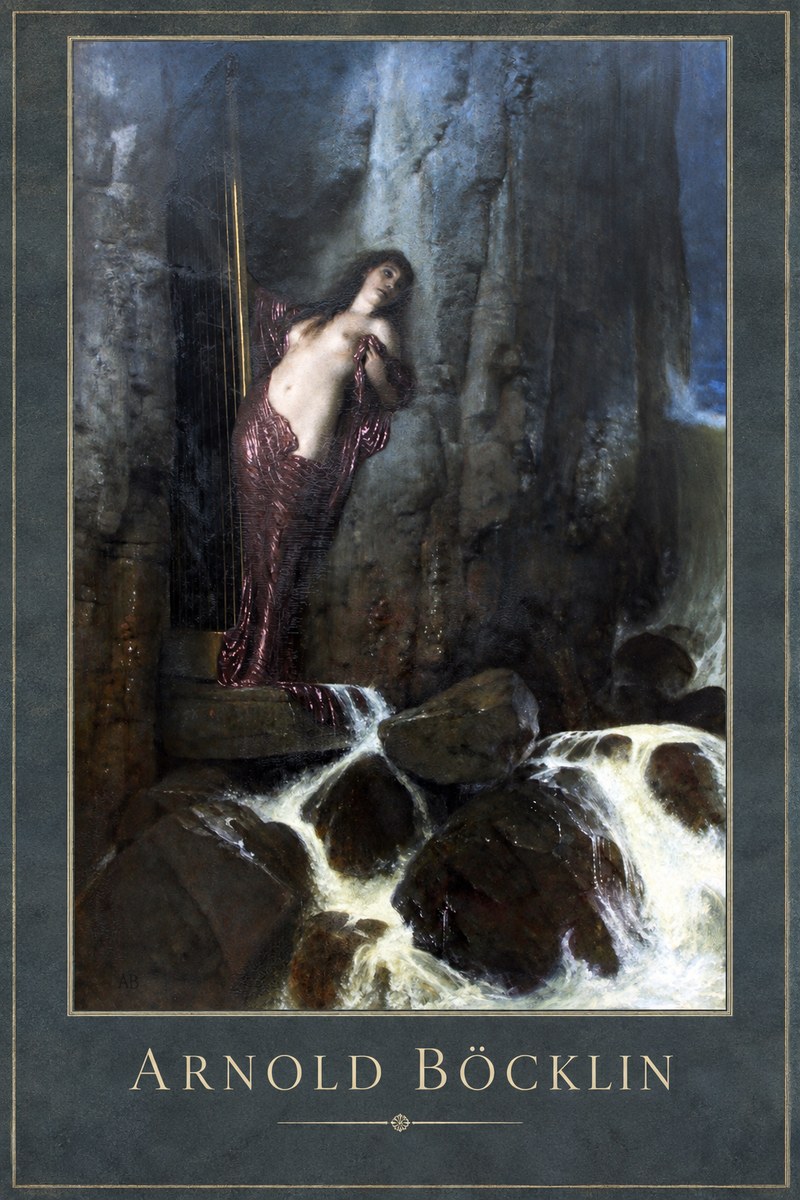 Arnold Böcklin The Spring No1 - Plakát