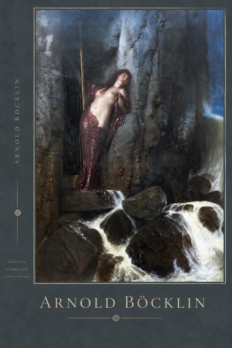 Arnold Böcklin The Spring No4 - Plakát