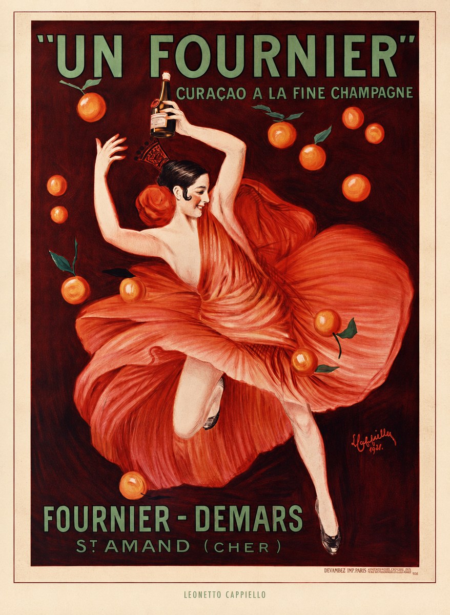 Leonetto Cappiello Un Fournier No5 - Plakát