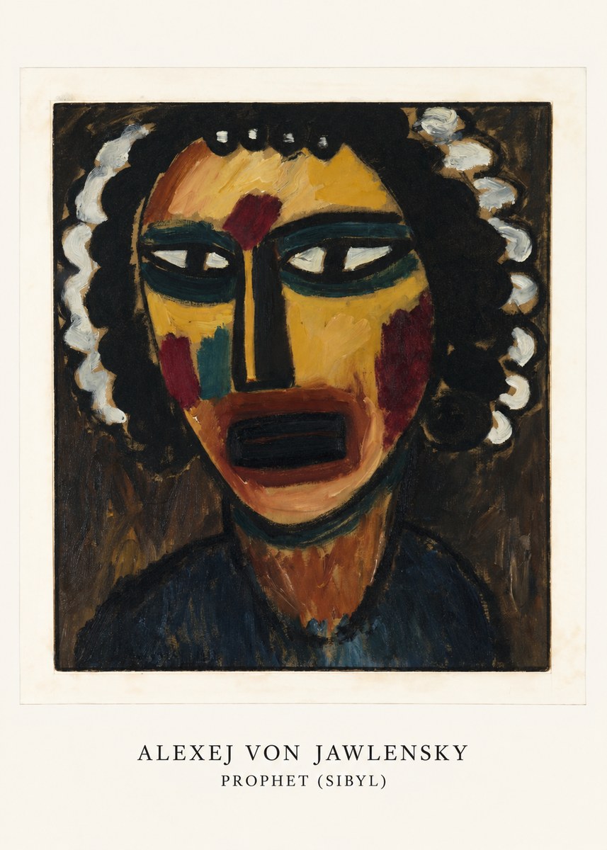 Alexej von Jawlensky Prophet (Sibil) No5 - Plakát