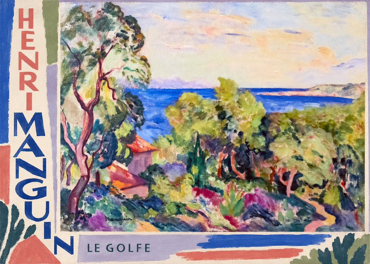 Henri Manguin Le Golfe No2 - Plakát