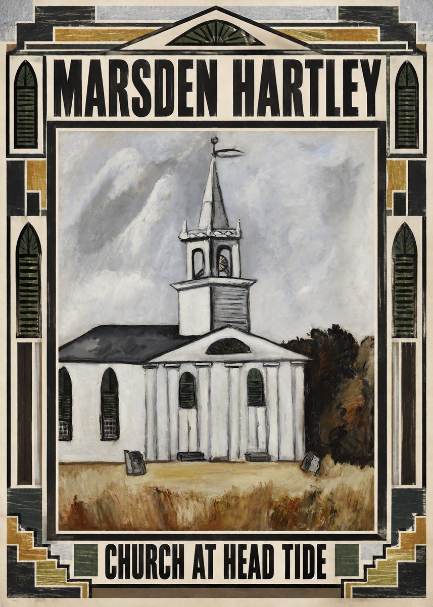 Marsden Hartley Church at Head Tide No5 - Plakát