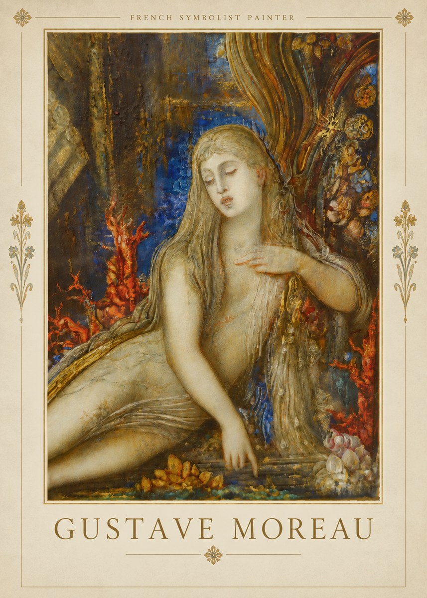 Gustave Moreau Galatea II No3 - Plakát