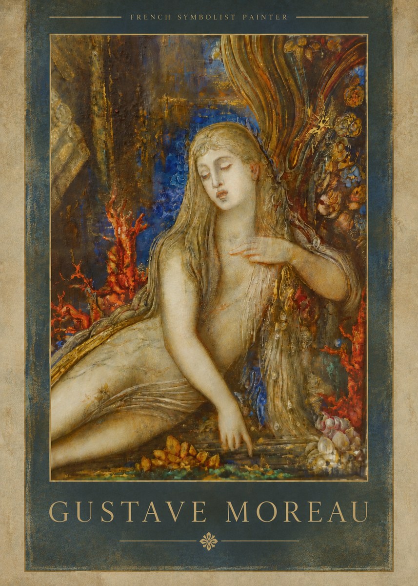 Gustave Moreau Galatea II No4 - Plakát