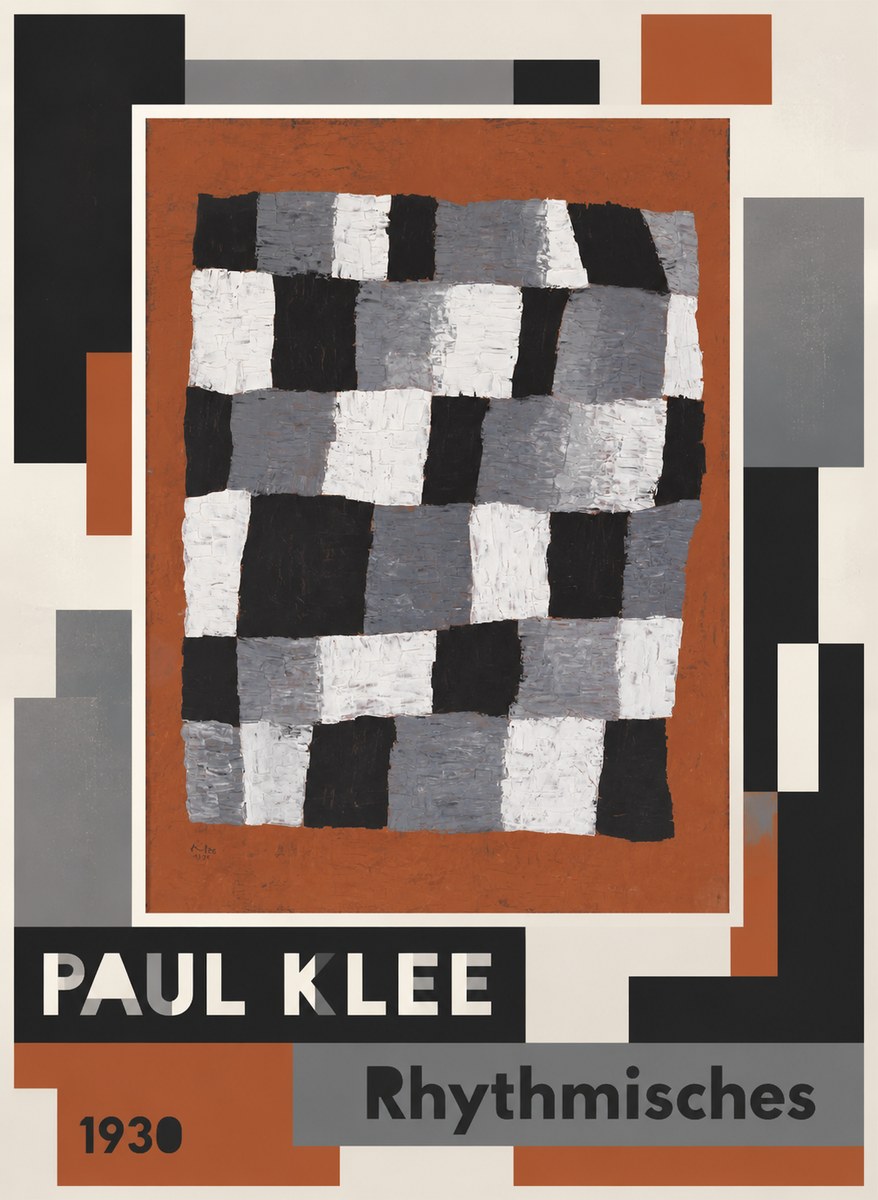 Paul Klee Rhythmisches No4 - Plakát
