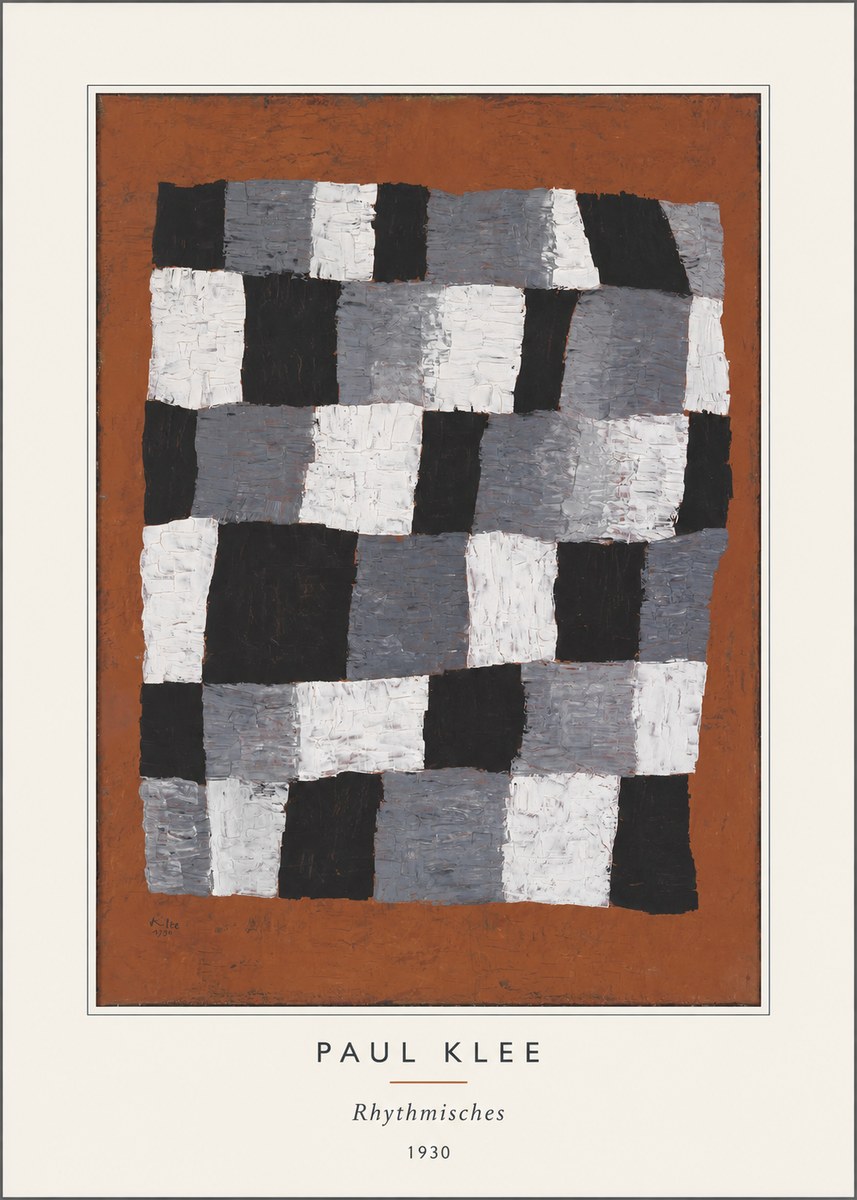 Paul Klee Rhythmisches No5 - Plakát