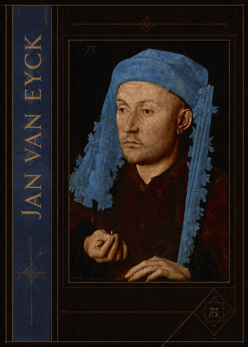 Jan van Eyck Portrait of a Man (Léal Souvenir) No2 - Plakát