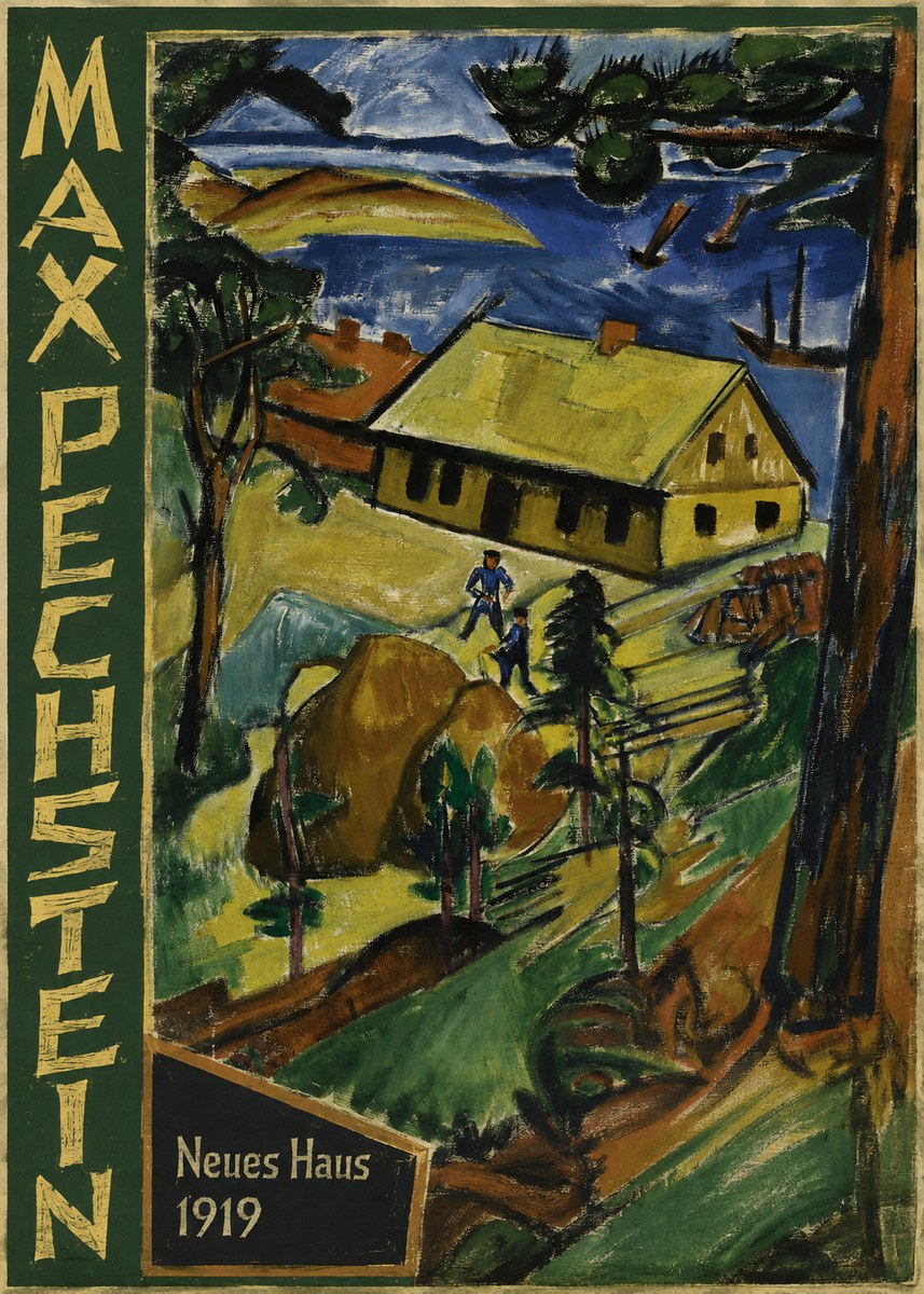 Max Pechstein Neues Haus No2 - Plakát
