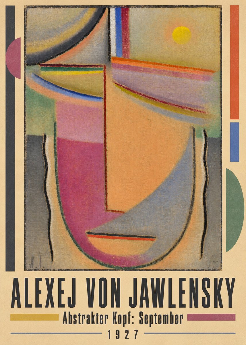 Alexej von Jawlensky Abstrakter Kopf: September No4 - Plakát
