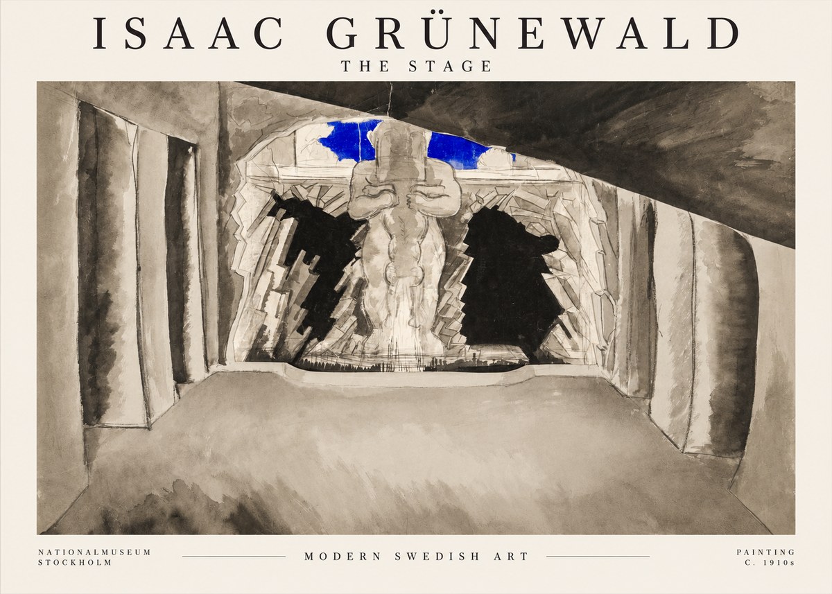 Isaac Grünewald The Stage No1 - Plakát