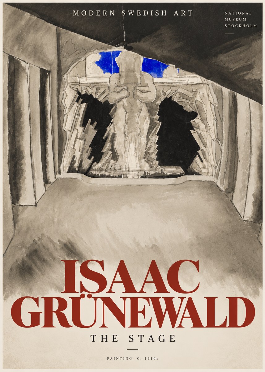 Isaac Grünewald The Stage No3 - Plakát