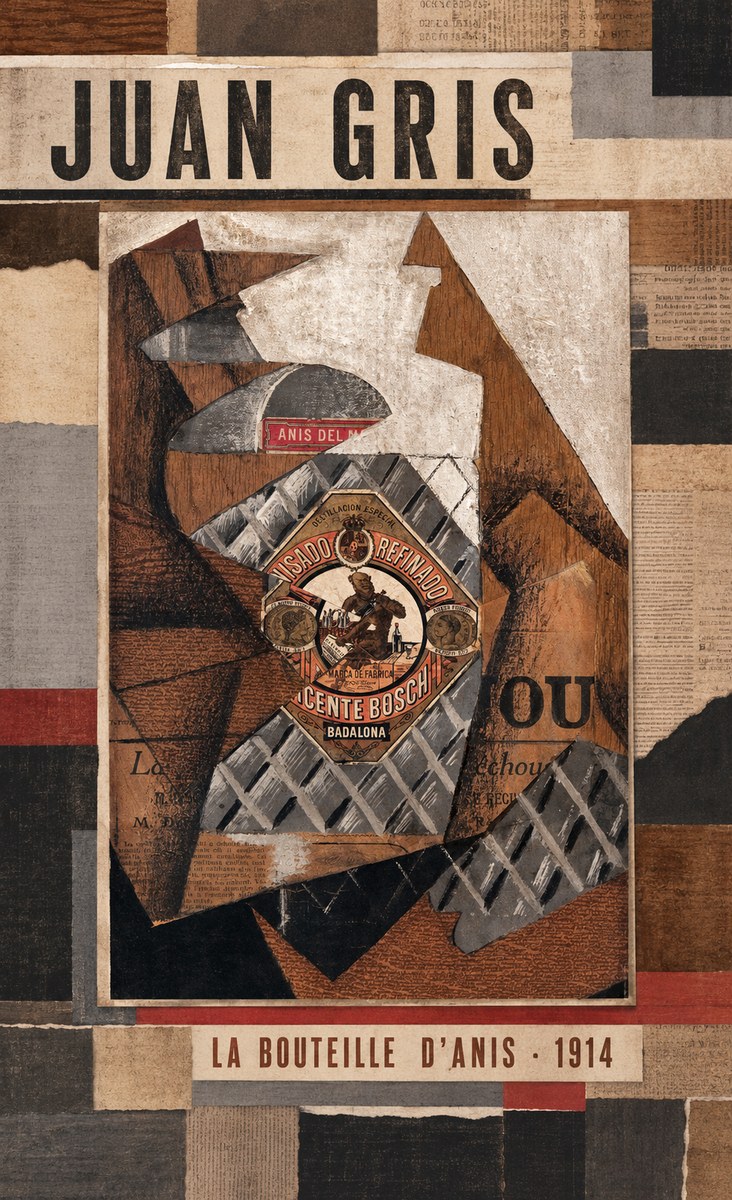Juan Gris La Bouteille D'anis - 1914 No4 - Plakát