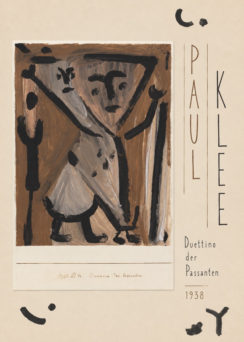 Paul Klee Duettino Der Passanten No5 - Plakát