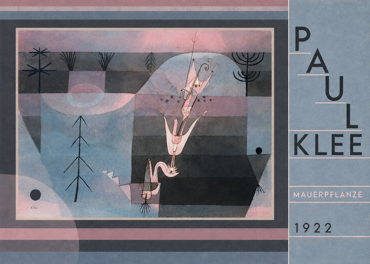 Paul Klee Mauerpflanze No6 - Plakát