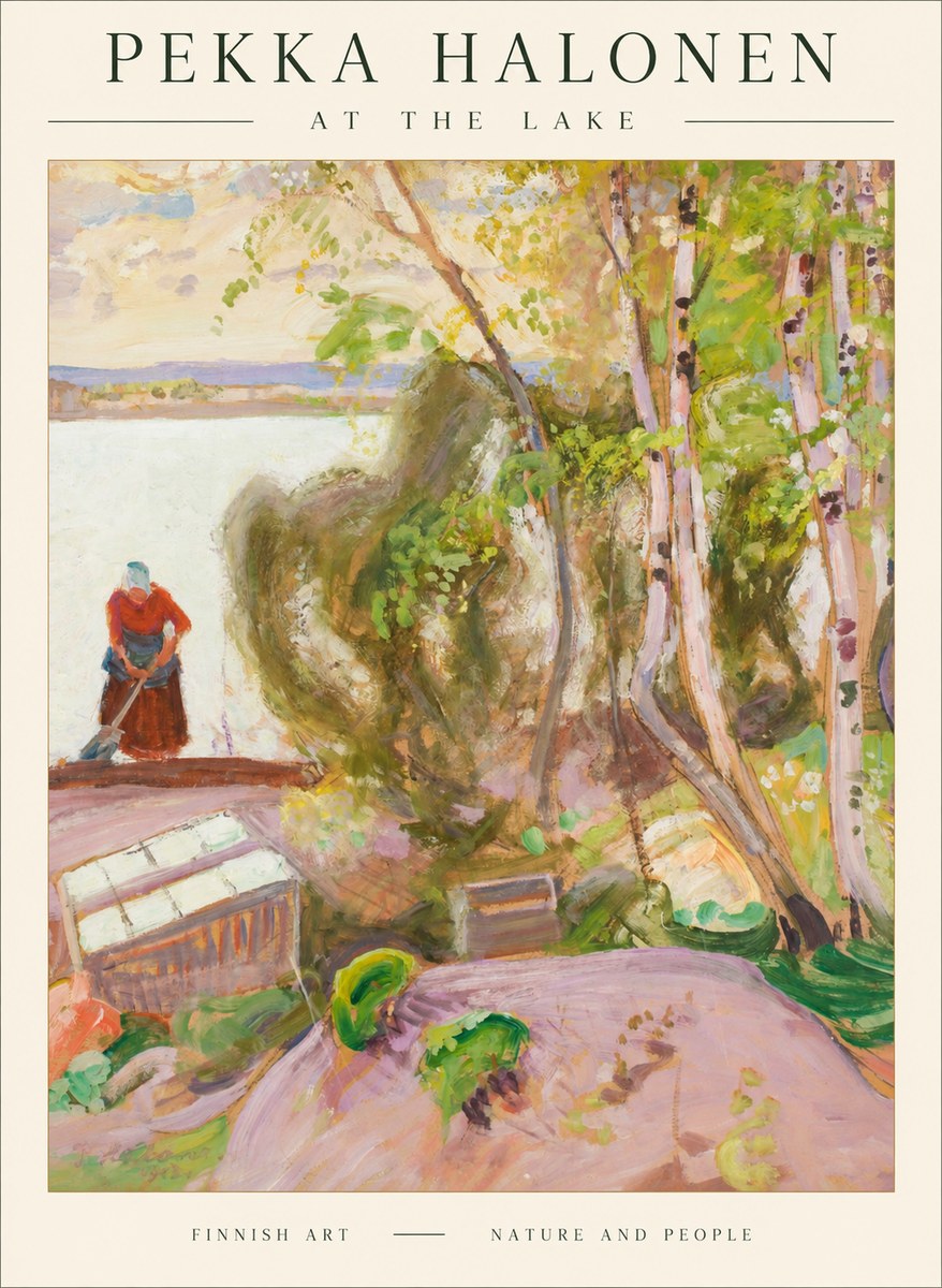 Pekka Halonen At the Lake No1 - Plakát