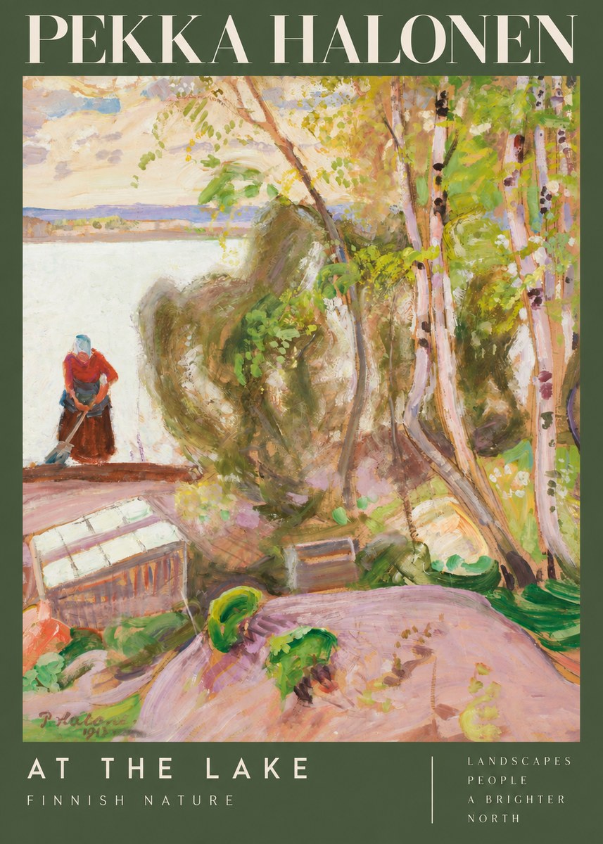 Pekka Halonen At the Lake No2 - Plakát