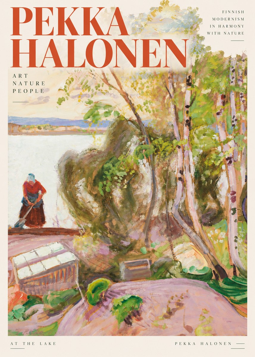 Pekka Halonen At the Lake No3 - Plakát